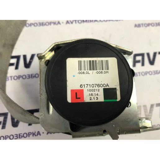 Ремінь безпеки передній лівий Opel Corsa D 2006-2014 617107600A